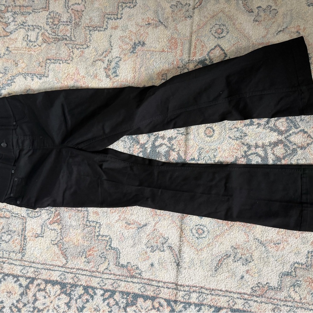 SPANX Women's Straight Leg Jeans in Black